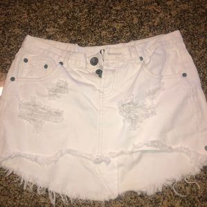 One Teaspoon White Mini Skirt